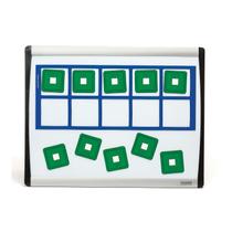 Conjunto de recursos educacionais Didax magnéticos UNIFIX de dez quadros