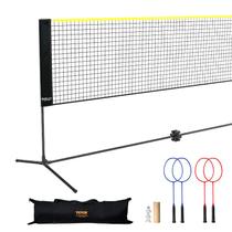 Conjunto de rede de badminton VEVOR de 20 pés de largura com suporte, bolsa, raquetes e muito mais Conjunto de rede de badminton VEVOR de 20 pés de largura com suporte, bolsa, raquetes e muito mais