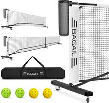Conjunto de rede Pickleball BAGAIL Portable, tamanho regulável de 22 pés Conjunto de rede Pickleball BAGAIL Portable, tamanho regulável de 22 pés