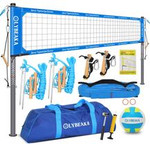 Conjunto de redes de voleibol Olybeaka 2025 Professional Outdoor Blue