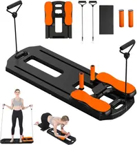 Conjunto de reformadores de pilates GZJ 2025 Pilates Board Abdominal Black Conjunto de reformadores de pilates GZJ 2025 Pilates Board Abdominal Black