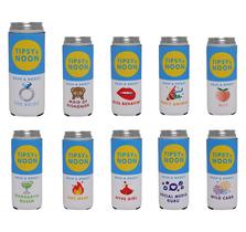 Conjunto de refrigerador de latas Bachelorette Funky Junque, 12 onças, neoprene, 10 unidades