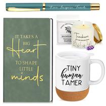 Conjunto de Regalo para Maestros Sayglossy: Cuaderno, Taza, Vela y Bolígrafo Conjunto de Regalo para Maestros Sayglossy: Cuaderno, Taza, Vela y Bolígrafo
