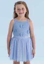 Conjunto de Regata Azul Menina Mon Sucré Conjunto de Regata Azul Menina Mon Sucré