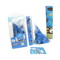 Conjunto De Réguas De Desenho Disney Com Protractor Triangular Material Escolar Para Crianças