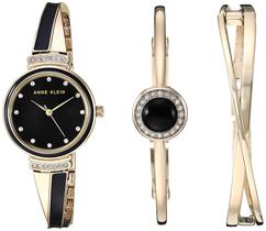 Conjunto de Relógios Anne Klein Feminino Premium com Cristais