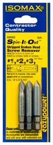 Conjunto de remoção de parafusos Eazy Power 82682 Spin It Out de 3 peças
