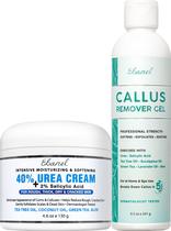Conjunto de removedor de calos nos pés Ebanel com creme de ureia 40% + ácido salicílico