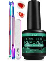 Conjunto de removedor de esmalte em gel Fanisn 15 ml com ferramentas sem acetona