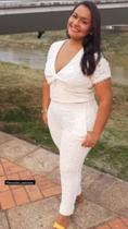 Conjunto de renda tamanho 44
