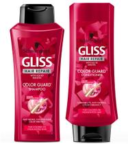 Conjunto de reparação capilar GLISS Color Guard Shampoo e Condicionador 400mL