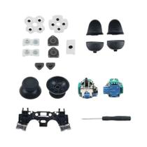 Conjunto De Reparo De Controlador PS4 Borracha Condutora L1 R1 L2 R2 Botões De Gatilho 3D Joysticks