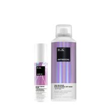 Conjunto de reparo IGK Bond-Building Máscara antissocial para cabelos secos para construção de vínculos + soro de reparo instantâneo CASH IN Reparar, proteger e suavizar Vegano + sem crueldade