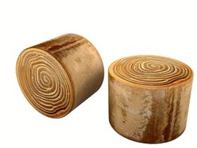 Conjunto de reposição de 2 faces de martelo de couro cru para Garland 21004 Conjunto de reposição de 2 faces de martelo de couro cru para Garland 21004