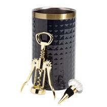 Conjunto de resfriador de garrafas de vinho Paris Hilton isolado de parede dupla