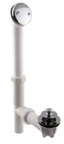 Conjunto de resíduos de banho e transbordamento Westbrass Y594244CP Branco Conjunto de resíduos de banho e transbordamento Westbrass Y594244CP Branco