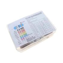 Conjunto De Resistores De Filme Metálico 1% 300/600pcs 10Ohm a 1M Ohm 1/4W 30 Valores Kit De Conjunto De Resistores De Filme Metálico 1% 300/600pcs 10Ohm a 1M Ohm 1/4W 30 Valores Kit De