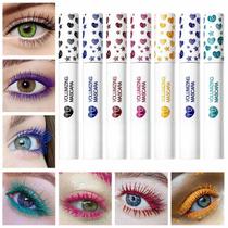 Conjunto de rímel colorido MAEPEOR, pacote com 7, impermeável de longa duração Conjunto de rímel colorido MAEPEOR, pacote com 7, impermeável de longa duração