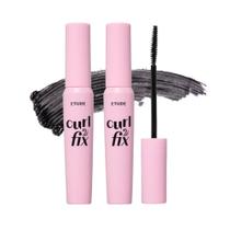 Conjunto de rímel ETUDE Curl Fix (1+1) preto 23AD 24H à prova d'água