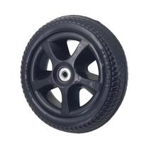 Conjunto De Roda Traseira À Prova De Choque De Borracha Antiderrapante Para Scooter Carrinho De Bebê