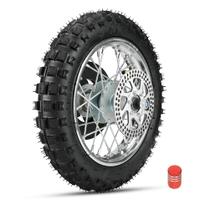 Conjunto de Roda Traseira FVRITO MX650 com Pneu 2.50-10 e Câmara Conjunto de Roda Traseira FVRITO MX650 com Pneu 2.50-10 e Câmara