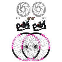 Conjunto de Rodas Aro 26 Vmaxx LT Esferado e Freio A Disco