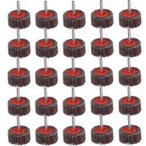 Conjunto de rodas com aba abrasiva Shitime 25 unidades, 5 grãos 60-320