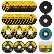 Conjunto de rodas de corte para moagem PRETEC 5 20 Cut Off 3 Grinding Conjunto de rodas de corte para moagem PRETEC 5 20 Cut Off 3 Grinding