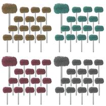 Conjunto de rodas de polimento abrasivo NIANNIAN 60 unidades 1/8 Shank 25 mm