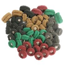Conjunto de rodas de polimento e polimento FPPO 58PCS para ferramentas rotativas