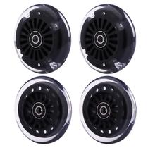 Conjunto de rodas de reposição em poliuretano para Wiggle Car Black Conjunto de rodas de reposição em poliuretano para Wiggle Car Black