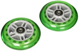 Conjunto de rodas de reposição para Razor Scooter com rolamentos - verde