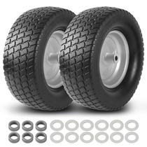 Conjunto de rodas e pneus AR-PRO 16x6,5-8 de borracha sólida sem furo Conjunto de rodas e pneus AR-PRO 16x6,5-8 de borracha sólida sem furo