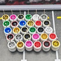 Conjunto de rodas e pneus WAVEIST 1/64 Real Rider Series x10