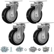 Conjunto de rodízios Finnhomy Swivel de 4 polegadas com capacidade de 2600 libras Conjunto de rodízios Finnhomy Swivel de 4 polegadas com capacidade de 2600 libras