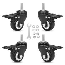 Conjunto de rodízios Molen Heavy Duty com haste rosqueada 5/16-18 x 1 Conjunto de rodízios Molen Heavy Duty com haste rosqueada 5/16-18 x 1