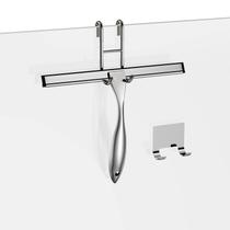 Conjunto de rodo de chuveiro SSTOOHL em aço inoxidável de 25 cm com suporte Conjunto de rodo de chuveiro SSTOOHL em aço inoxidável de 25 cm com suporte