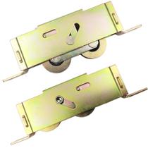 Conjunto de roldanas para porta de correr de varanda MaxxGeek, 2 unidades