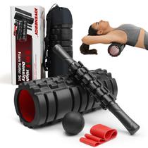 Conjunto de Rolo de Liberação Miofascial JOYENERGY 5 em 1 de Alta Densidade para Massagem Conjunto de Rolo de Liberação Miofascial JOYENERGY 5 em 1 de Alta Densidade para Massagem