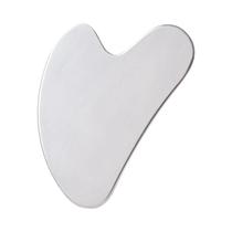 Conjunto De Rolo Facial E Gua Sha De Aço Inoxidável Antirrugas, Ferramenta De Massagem Para Pescoço