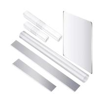 Conjunto De Rolos De Argila Acrílica 4 Peças Cortadores De Polímero Lâminas De Aço Carbono Para