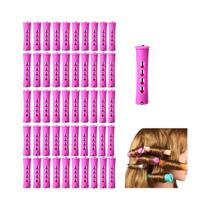 Conjunto De Rolos De Cabelo Femininos, 50 Peças, 5 Tamanhos, Hastes Permanentes, Ondas Frias,