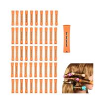 Conjunto De Rolos De Cabelo Femininos, 50 Peças, 5 Tamanhos, Hastes Permanentes, Ondas Frias,