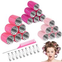 Conjunto de rolos de cabelo WILLBOND Aluminium Thermal 37 unidades com clipes