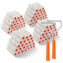 Conjunto de rolos de pintura HANJKINZ 4", microfibra, pacote com 100 molduras