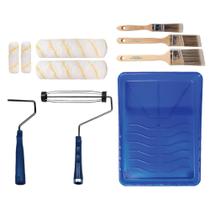 Conjunto de rolos de pintura Pro Grade de 10 peças para todas as tintas e manchas