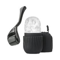 Conjunto De Rolos Faciais De Gelo Com Agulhas De 0.2, 0.25 E 0.3mm, Ferramenta De Beleza Para