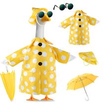 Conjunto de ropa para ganso TAZKZZY verano con gafas de sol y paraguas para gansos de 23 pulgadas