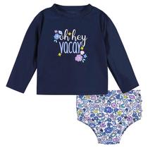 Conjunto de roupa de banho Gerber Baby Girl Purple 3-6 meses