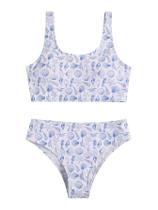 Conjunto de roupa de banho RoseSeek Girl's Striped Bowknot 10Y Summer Conjunto de roupa de banho RoseSeek Girl's Striped Bowknot 10Y Summer